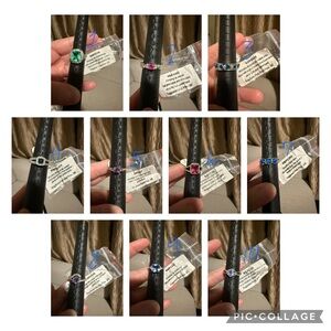 Ring Bomb Party SIZE 8 YOU PICK ONE Gemstone Rings
